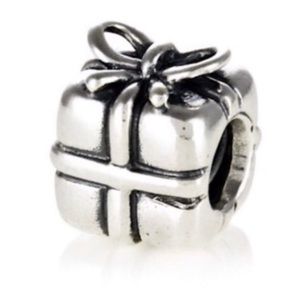 UWB Pandora Retired Sterling Silver Present Charm